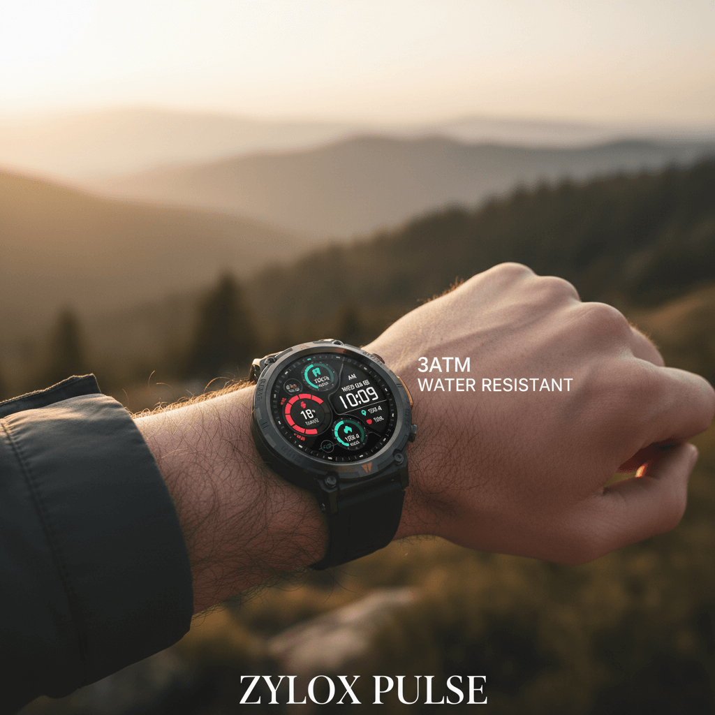 EIGIIS KE3 Smart Watch 3ATM Montre Connectée Sport Santé – Noir 02
