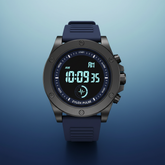 LED Digital Watch Dark Blue - Zylox Pulse