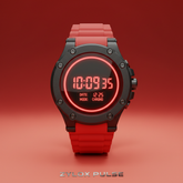 LED Digital Watch Red - Zylox Pulse