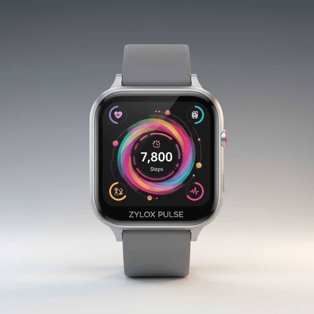 LIGE Smart Watch Grey - Zylox Pulse