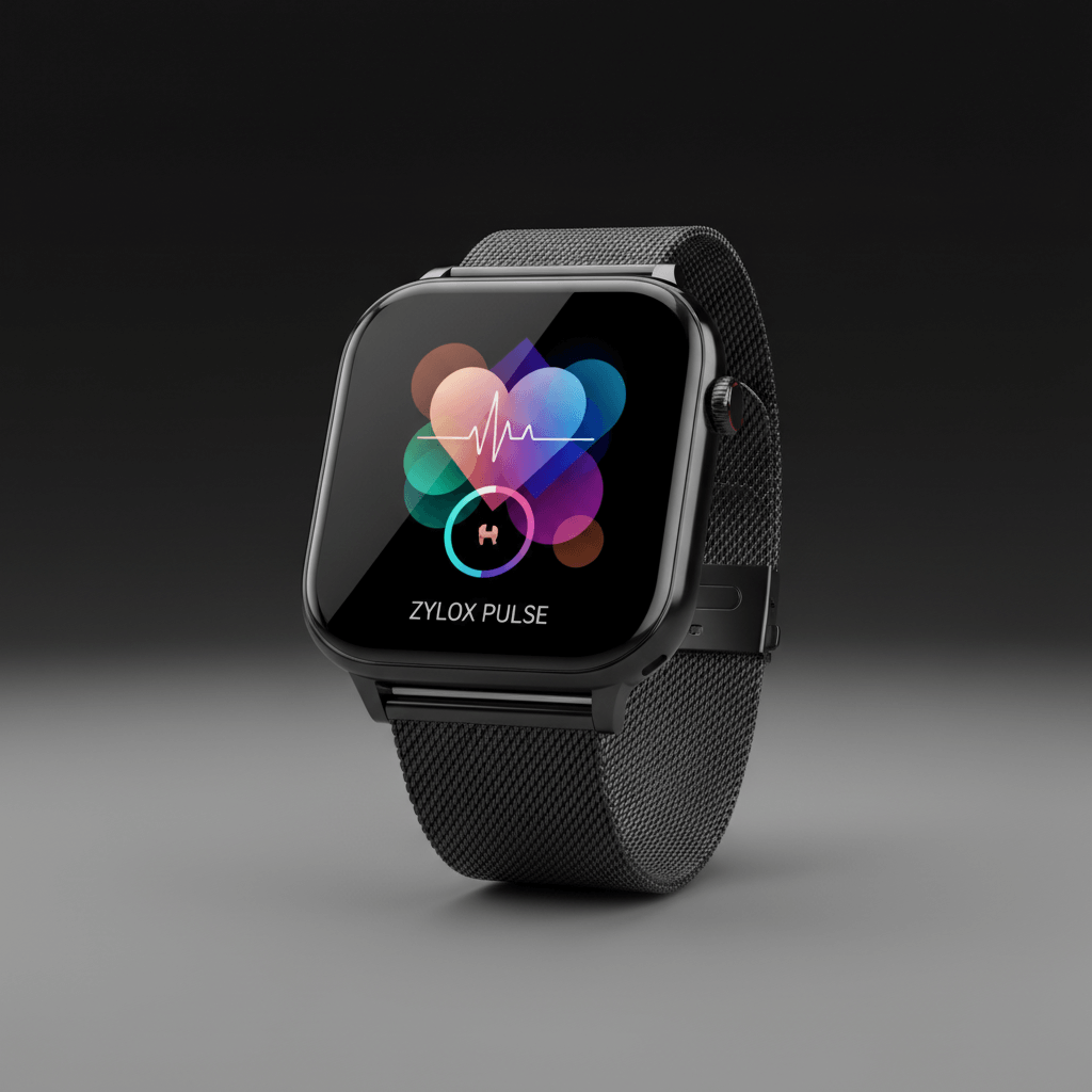 LIGE Smart Watch Steel Strip Black - Zylox Pulse