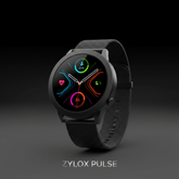 LIGE Unisex Watch Mesh Belt Black - Zylox Pulse