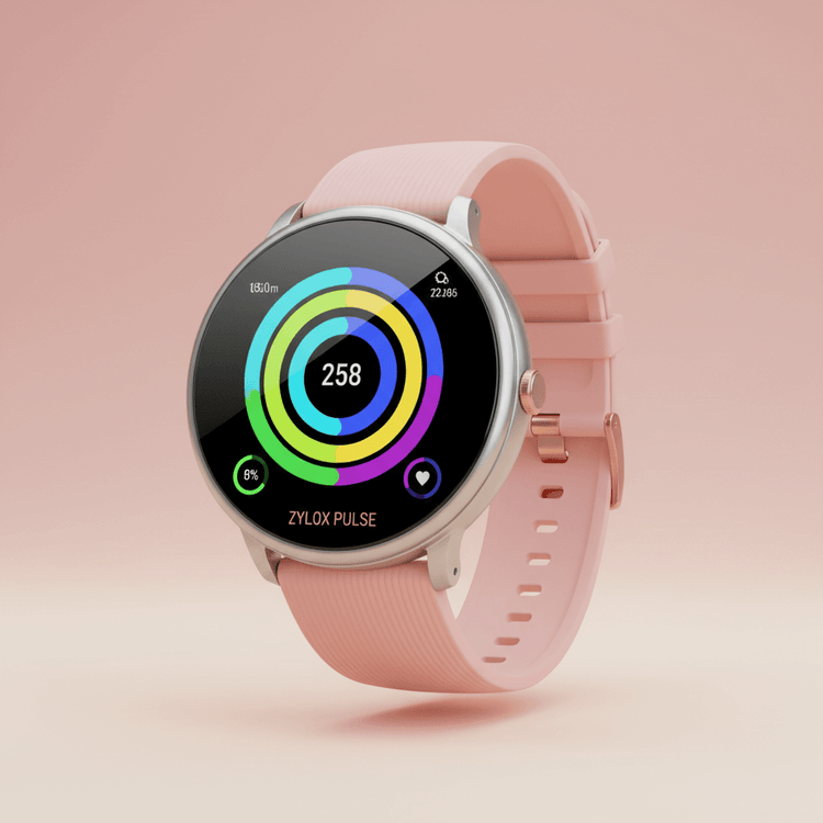 LIGE Unisex Watch Pink - Zylox Pulse