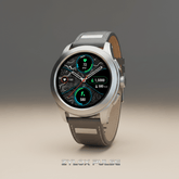 Men AMOLED Watch Belt Silvery - Zylox Pulse