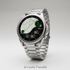 Men AMOLED Watch Steel Strip Silvery - Zylox Pulse