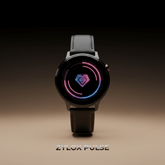 NFC Smart Watch Black Leather - Zylox Pulse