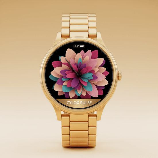 NFC Smart Watch Gold - Zylox Pulse