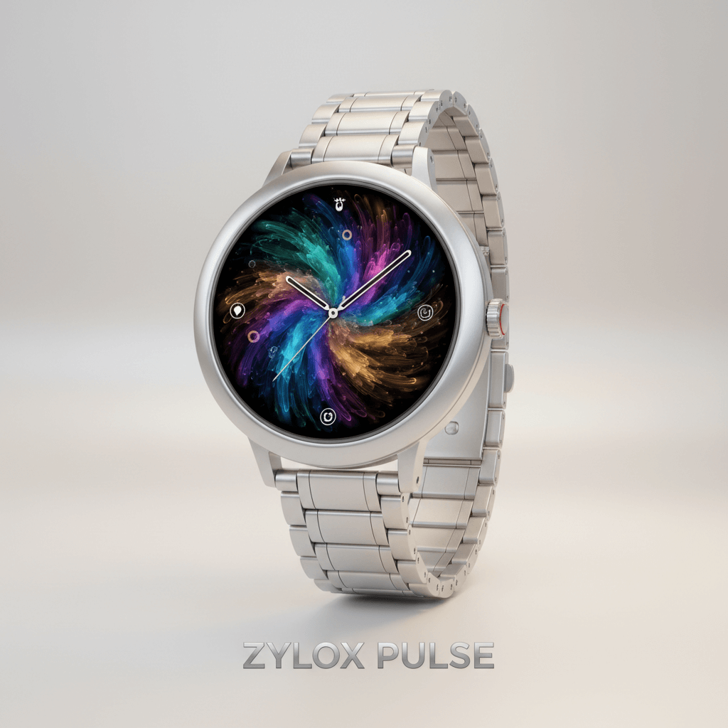NFC Smart Watch Silver - Zylox Pulse