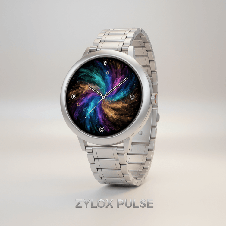 NFC Smart Watch Silver - Zylox Pulse